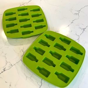 Set of 2 IKEA Silicone Bottle Ice Molds